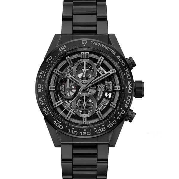 タグ ホイヤー カレラ スーパーコピー カレラ キャリバーホイヤー01 ブラックセラミック CAR2A91.BH0742