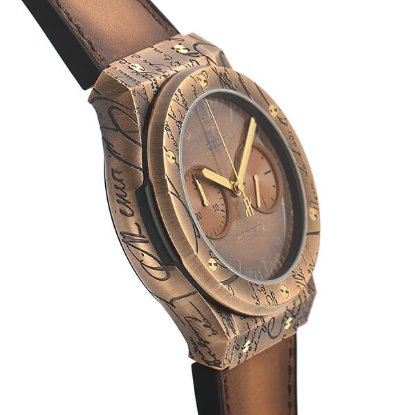 ウブロ クラシックフュージョン クロノグラフ ベルルッティ コールドゴールド 世界限定200本 521.BZ.05IG.VR.BER19