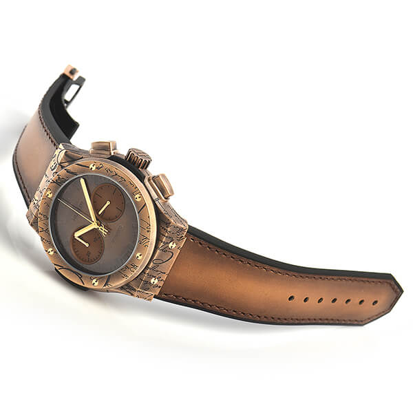 ウブロ クラシックフュージョン クロノグラフ ベルルッティ コールドゴールド 世界限定200本 521.BZ.05IG.VR.BER19