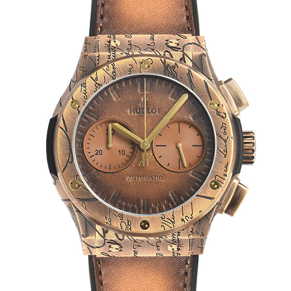 ウブロ クラシックフュージョン クロノグラフ ベルルッティ コールドゴールド 世界限定200本 521.BZ.05IG.VR.BER19