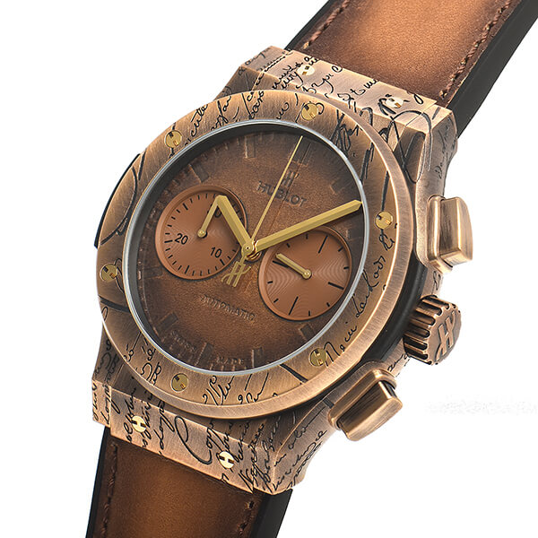 ウブロ クラシックフュージョン クロノグラフ ベルルッティ コールドゴールド 世界限定200本 521.BZ.05IG.VR.BER19