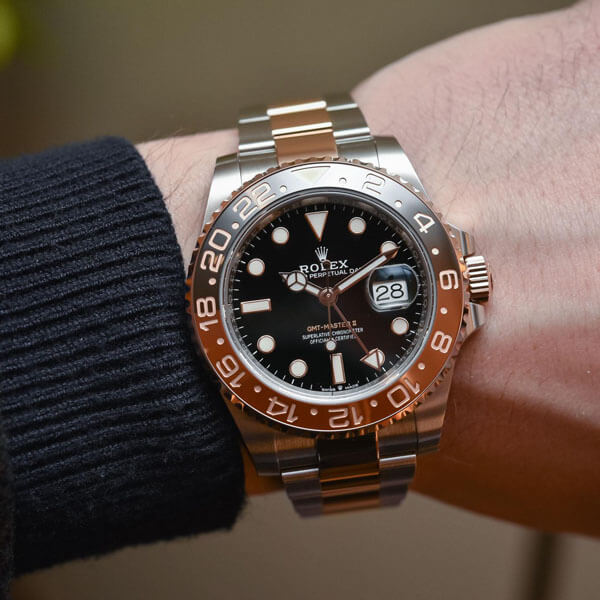 ロレックス GMTマスターII スーパーコピー腕時計メンズ 126711chnr レビュー 着用しましたが、最高です