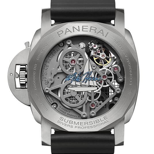 パネライコピー 2020新作 ルミノール サブマーシブル エコパンギーヤ トゥールビヨン GMT マイクホーン エディション PAM01108