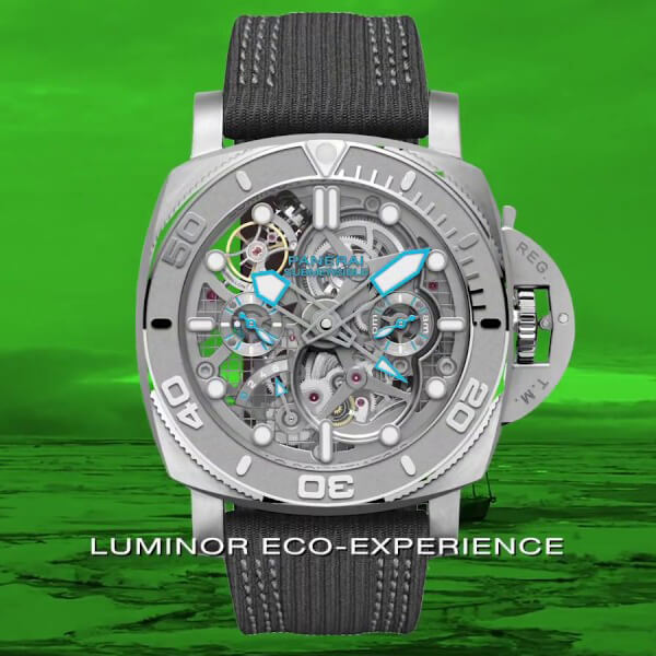 パネライコピー 2020新作 ルミノール サブマーシブル エコパンギーヤ トゥールビヨン GMT マイクホーン エディション PAM01108