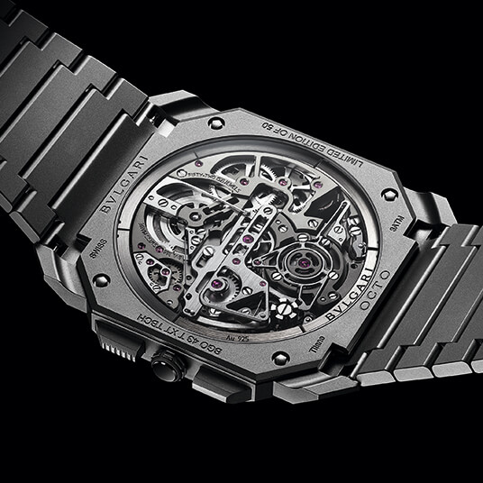 2020年 ブルガリコピー新作オクト フィニッシモ トゥールビヨン クロノグラフ スケルトン オートマティック Ref:SAP103295
