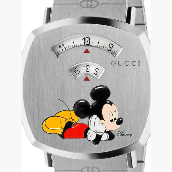 【DISNEYxグッチ】ミッキーマウスプリント★グリップウォッチ★コピー