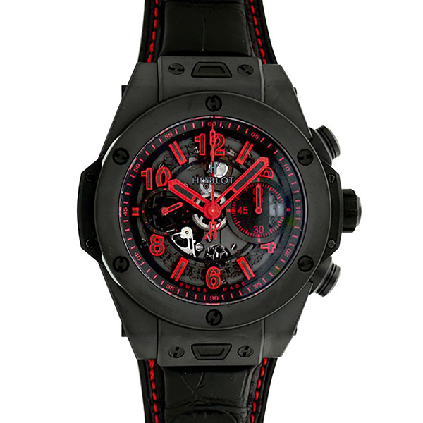 411.CI.1190.LR.ABR14 ビッグバン ウニコ オールブラック レッド ブティック限定100本 ウブロ スーパーコピー