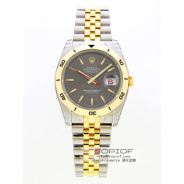 ロレックス デイトジャスト メンズ スーパーコピー116263 ターノグラフ ジュビリーブレス グレー