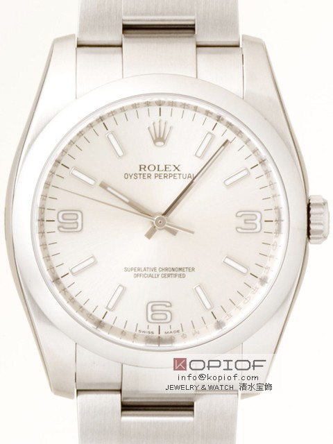 ロレックス パーペチュアル スーパーコピー116000 シルバー369アラビア