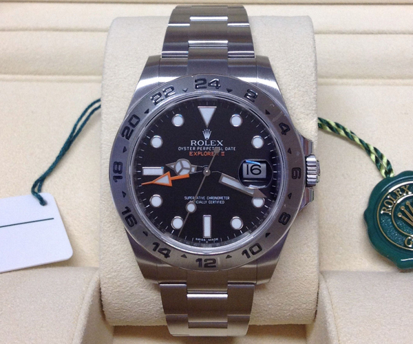 ロレックス エクスプローラー スーパーコピーエクスプローラーII 新型 216570 ブラック