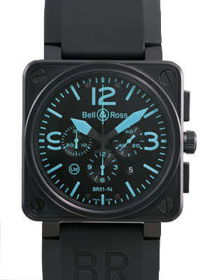 ベル&ロス スーパーコピーBR01-94SBlu ブラック/ブルー