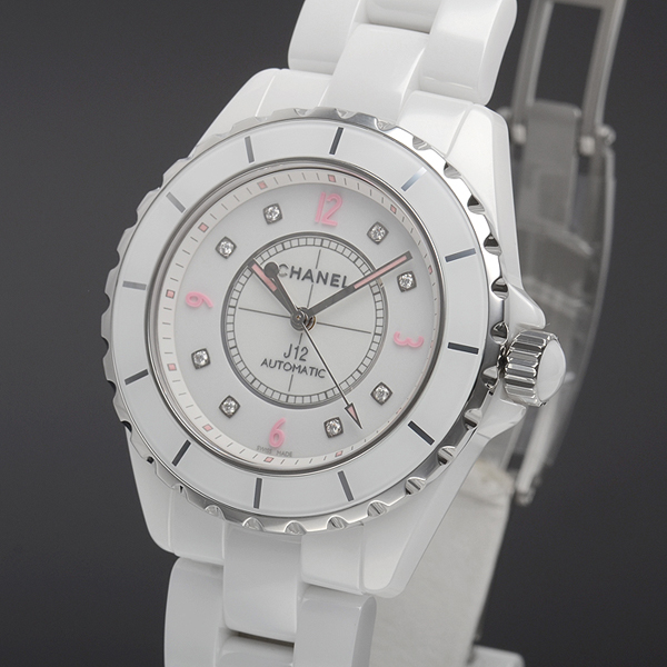 シャネル時計スーパーコピーJ12 ピンクライト 針と12369 H4864