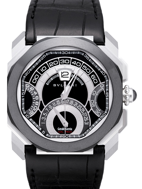 ブルガリ オクト スーパーコピーオクト クロノグラフ クアドリレトロ ジェラルドジェンタ BGO45BSCLDCHQR