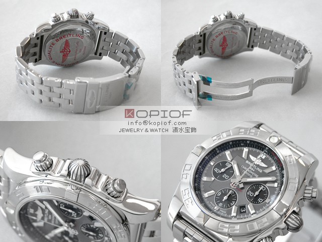ブライトリング クロノマット スーパーコピークロノマット 44 AB011011/F546 A012F46PA サテン仕上げベゼル ブラックアイグレー