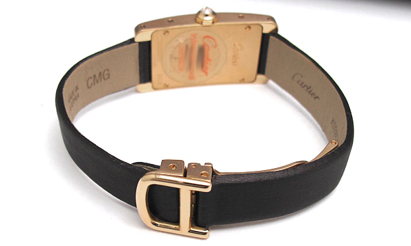 カルティエ タンクアメリカン スーパーコピーWB707931 PG SM ケースダイヤ トワルストラップ ホワイト