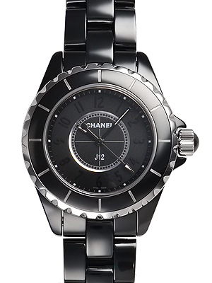 シャネルJ12 スーパーコピーインテンスブラックワンショットモデル H3828