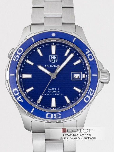 タグホイヤー アクアレーサー スーパーコピーWAK2111.BA0830 キャリバー5 500M ブルー