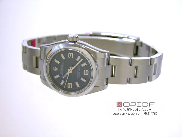 ロレックス パーペチュアル スーパーコピーレディース 176200 ブルー369ホワイトバー