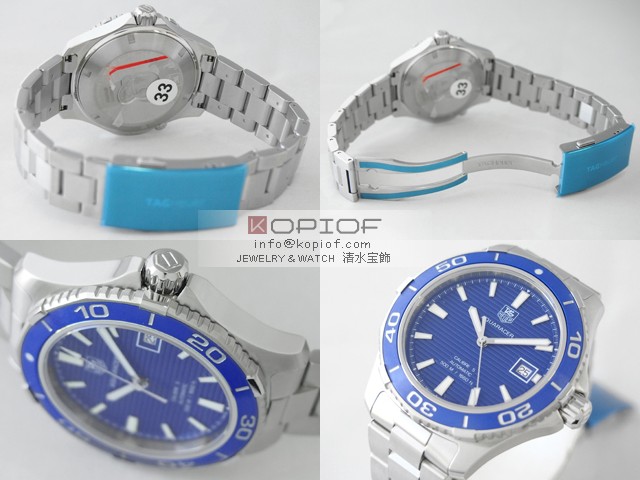 タグホイヤー アクアレーサー スーパーコピーWAK2111.BA0830 キャリバー5 500M ブルー