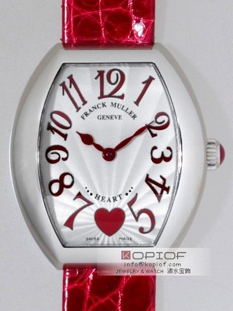 フランクミュラー スーパーコピー5002LQ C6H AC(SS) レッド皮 シルバー