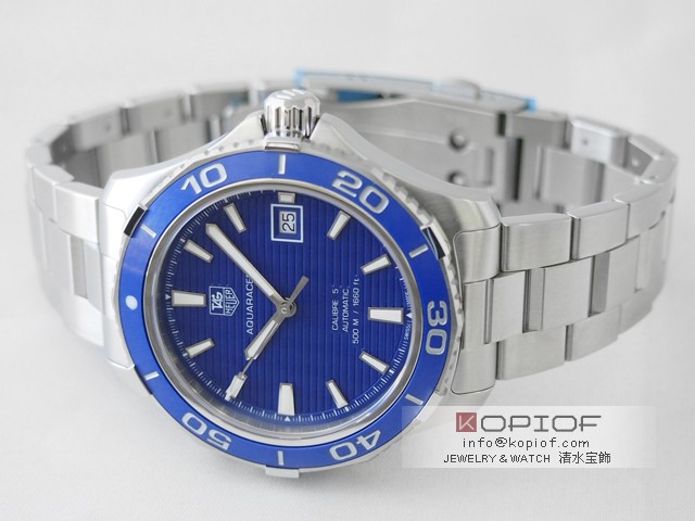 タグホイヤー アクアレーサー スーパーコピーWAK2111.BA0830 キャリバー5 500M ブルー